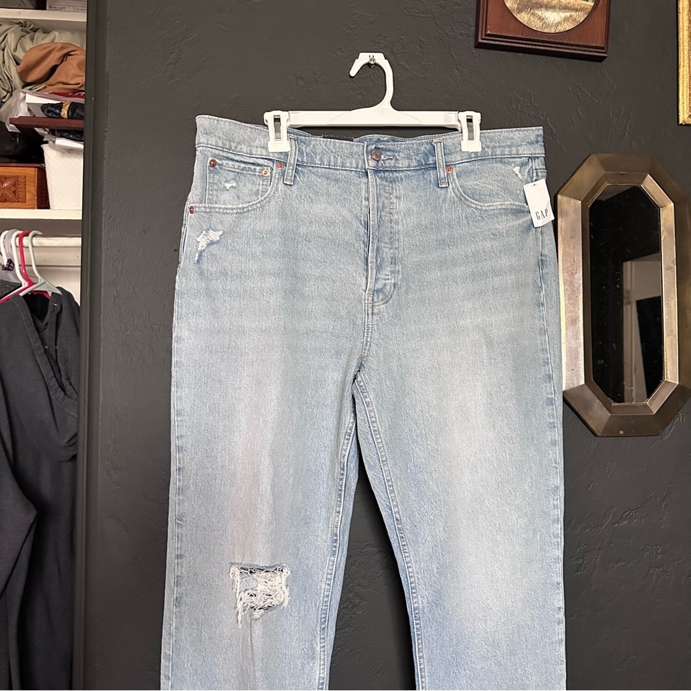 Gap cheeky straight high rise jeans